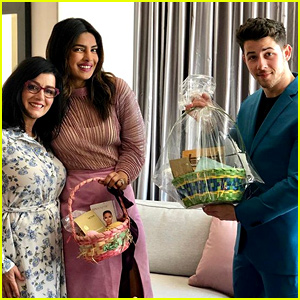 Nick Jonas & Priyanka Chopra Show Off Their Easter Baskets!