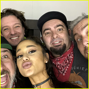 Ariana Grande Snaps Selfie with NSYNC Before Coachella Show