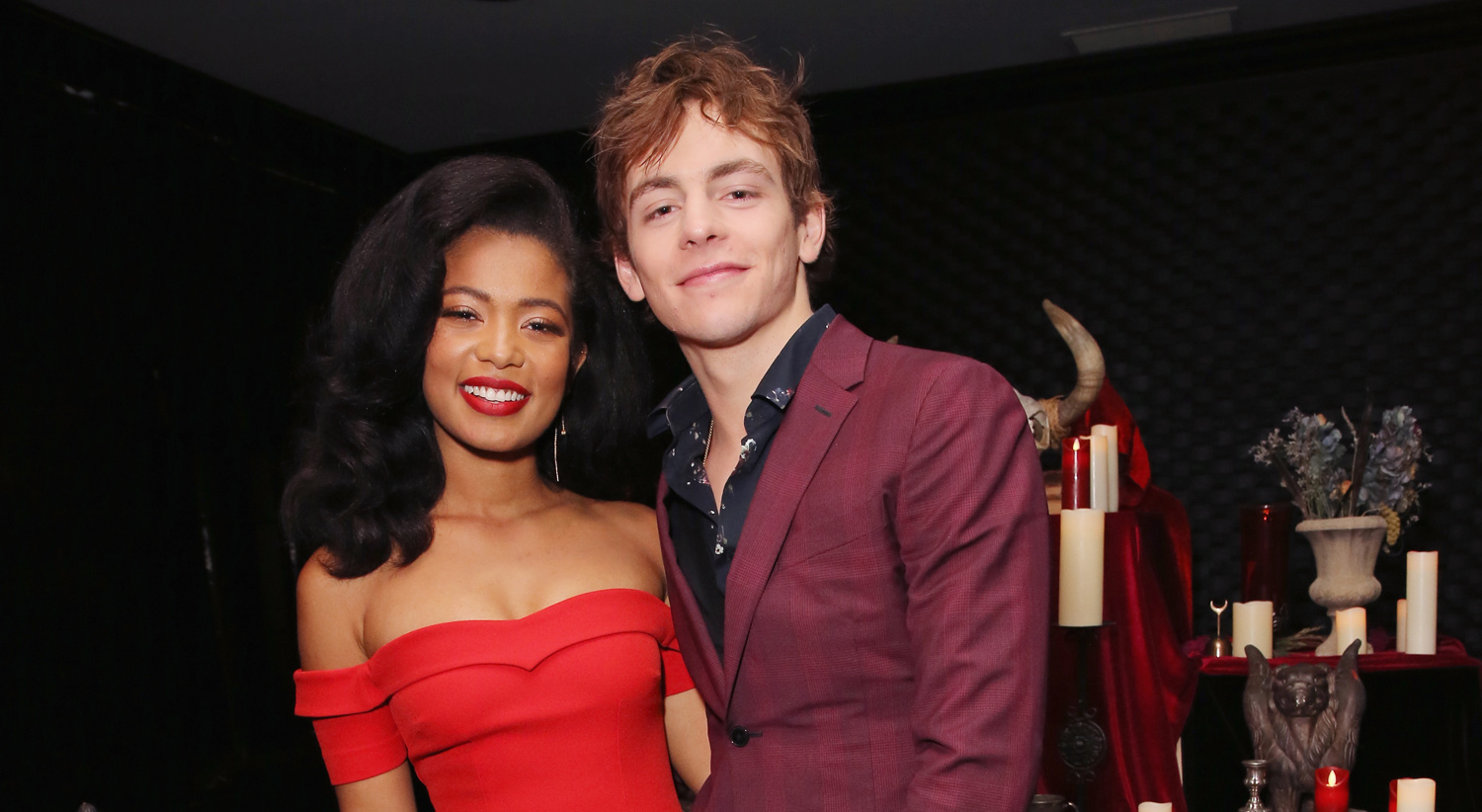 jaz sinclair red dress Jaz Sinclair