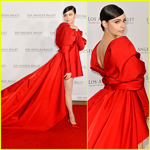 Sofia Carson Stuns in Red To Receive Los Angeles Ballet Ambassador Award at the 2019 Gala