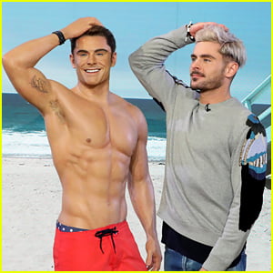 Zac Efron Meets His Shirtless Wax Figure for the First Time!