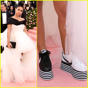 Alessia Cara Wears Two Different Colored Nike Sneakers To Met Gala 2019