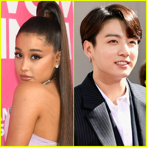 Ariana Grande is Visited by BTS' Jungkook at Her Concert!