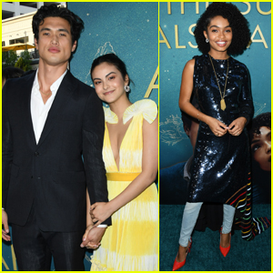 Camila Mendes Supports Boyfriend Charles Melton at 'The Sun is Also a Star' Premiere!