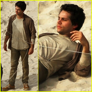 Dylan O'Brien Gets to Work Filming 'Monster Problems' in Australia
