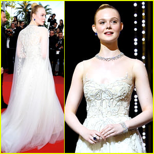 Elle Fanning Closes Out Cannes 2019 with a Princess Moment