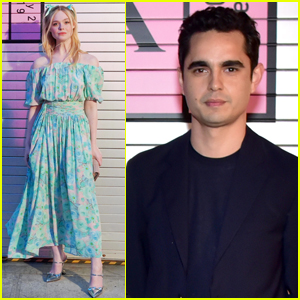 Elle Fanning is Joined by Rumored Boyfriend Max Minghella at Prada Fashion Show!