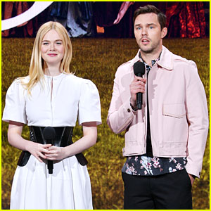 Elle Fanning & Nicholas Hoult Present 'The Great' at Hulu Upfronts