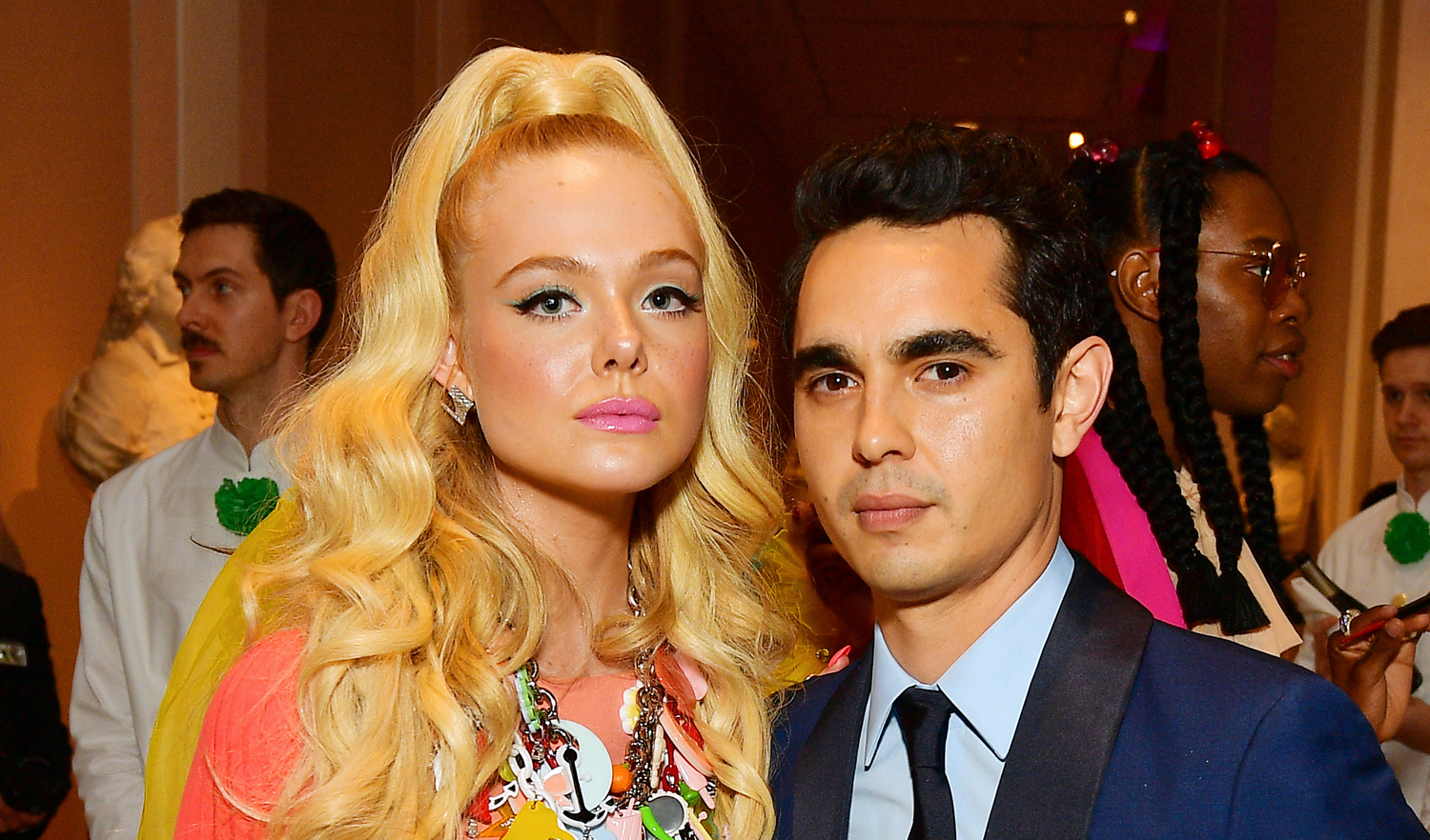 Elle Fanning & Boyfriend Max Minghella Walk the Pink Carpet at Met Gala 2019