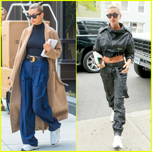 Hailey Bieber Rocks Two Very Different Looks in NYC!