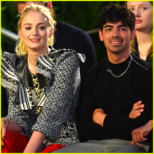Joe Jonas & Sophie Turner Sit Front Row at the Louis Vuitton Fashion Show!