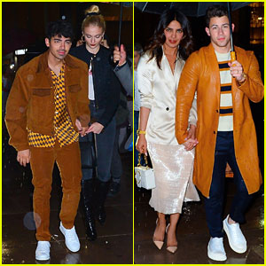 Joe Jonas & Sophie Turner Join Nick Jonas & Priyanka Chopra at 'SNL' After Party