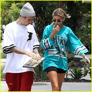 Justin Bieber & Wife Hailey Enjoy Weekend Breakfast Date