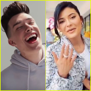 James Charles Parties With Kylie Jenner & Stormi After Canceling His Tour