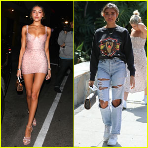 Madison Beer Attends Kylie Jenner's Kylie Skin Launch Party