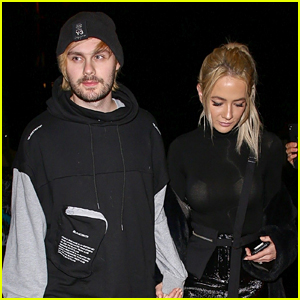 Michael Clifford & His FiancÃ©e, Crystal Leigh, Share Sweet PDA in Los Angeles