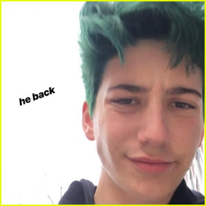 Milo Manheim's Hair is Green Again To Play Zed in 'Zombies 2'