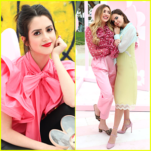 Laura Marano Steps Out in Major Style For Marc Jacobs Daisy Pop-Up with Bailee Madison & Peyton List