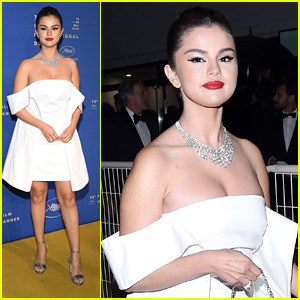 Selena Gomez Wears Second Louis Vuitton Look For Cannes Film Festival Gala Dinner