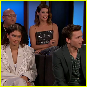 Zendaya Had to Help Tom Holland Post 'Spider-Man: Far From Home' Trailer