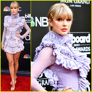 Taylor Swift Wows in Purple Dress at Billboard Music Awards 2019!