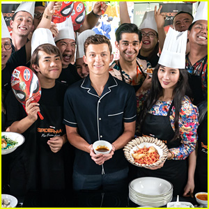 Tom Holland Picked the Best Spider-Man Treat at a Food Competition in Indonesia