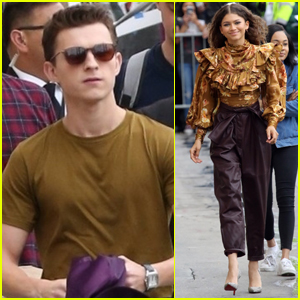 Tom Holland & Zendaya Promote 'Spider-Man: Far From Home' in Hollywood!