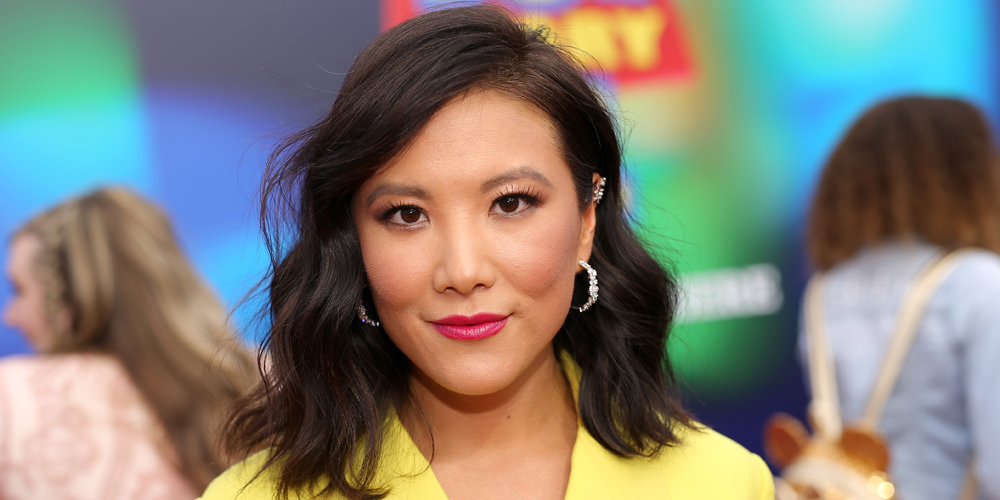 Ally Maki Wears Neon Yellow Suit For ‘Toy Story 4’ Premiere