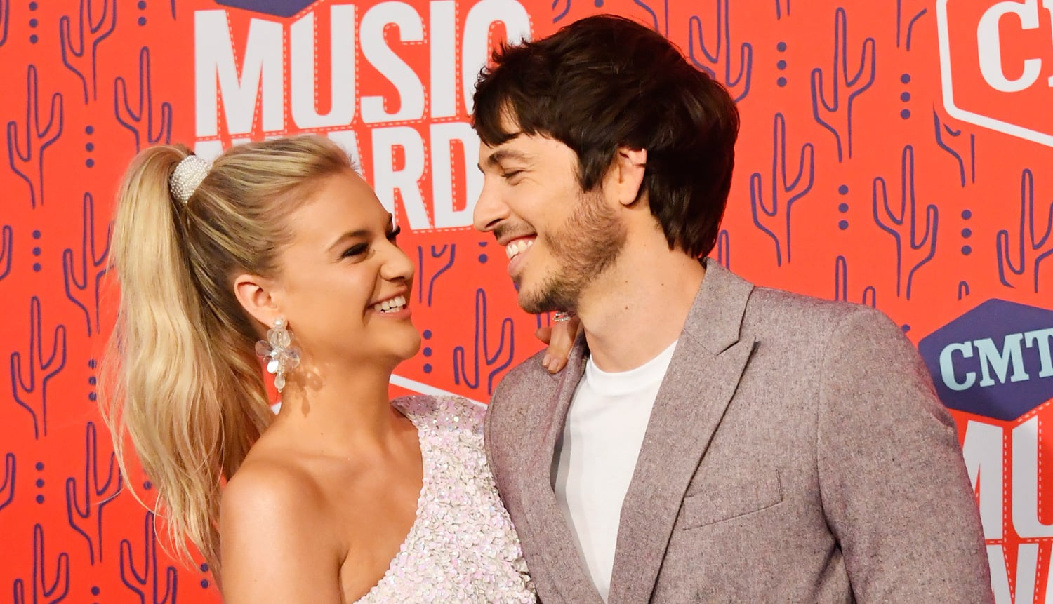 Kelsea Ballerini & Husband Morgan Evans Look Smitten at CMT Music Awards 2019