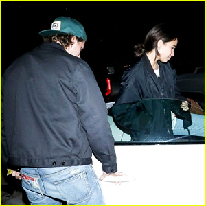 Brooklyn Beckham Opens Car Door For Girlfriend Hana Cross After Dinner in LA