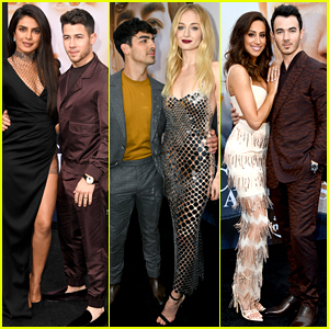 Jonas Brothers Premiere 'Chasing Happiness' with the J Sisters!