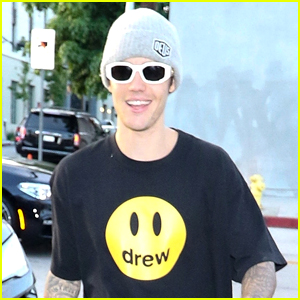 Justin Bieber Can't Stop Smiling at Craig's Restaurant in LA