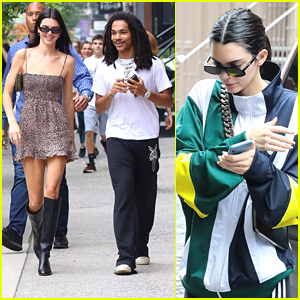 Kendall Jenner Is All Smiles While Walking With Luka Sabbat in NYC
