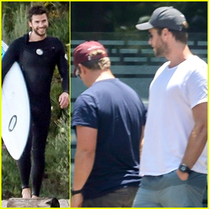 Here's What Liam Hemsworth's Up to While Miley Cyrus Is in Europe!