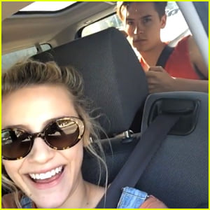 Lili Reinhart Catches Cole Sprouse Playing With His Hair - See His Hilarious Reaction!