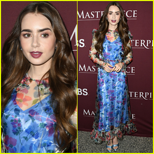 Lily Collins Attends 'Les MisÃ©rables' Photo Call in LA!