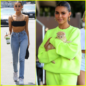 Madison Beer Steps Out With Her Adorable Kitten!