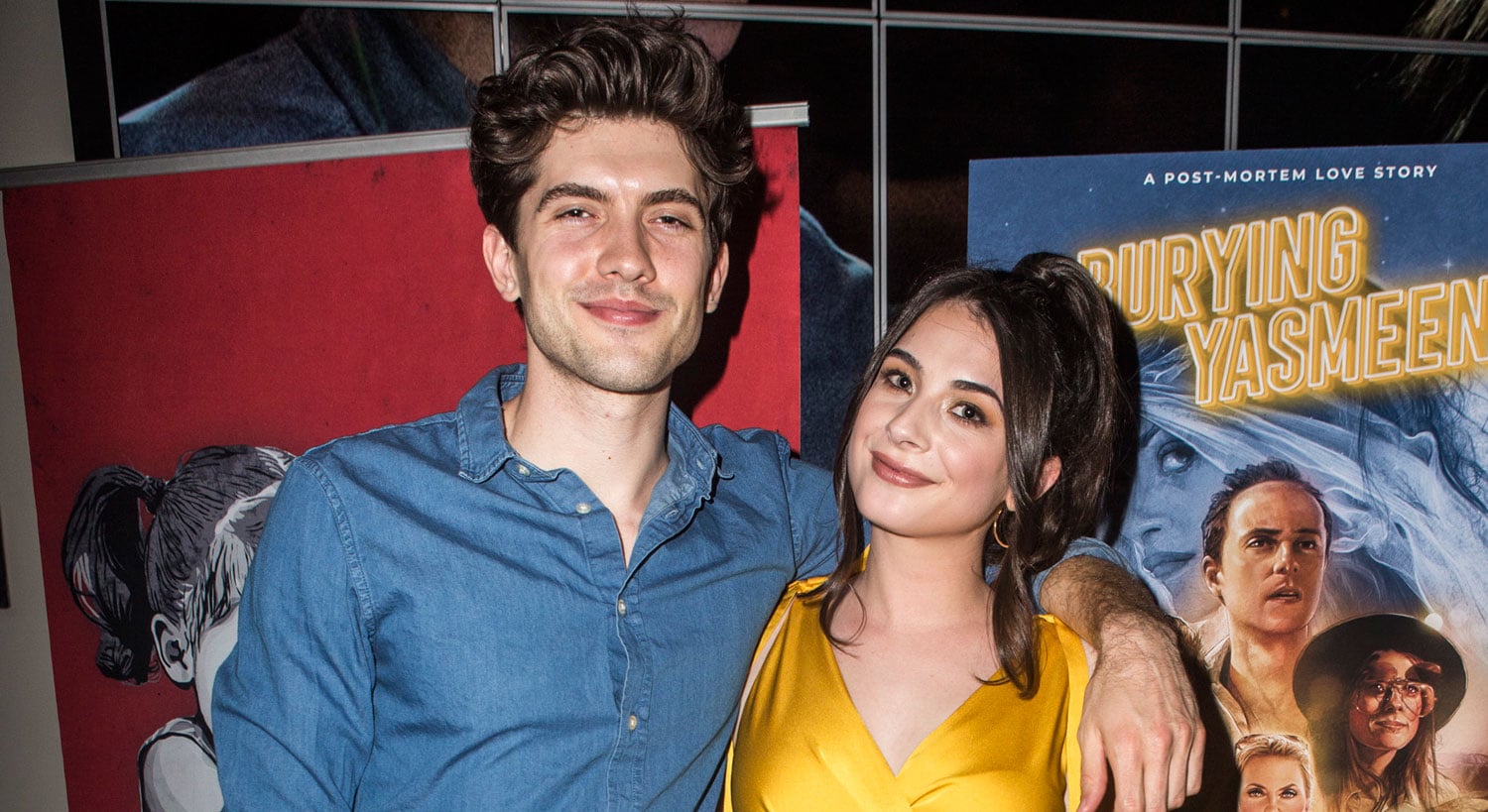 Niki Koss & Carter Jenkins Have Mini ‘Famous In Love’ Reunion at ‘Burying Yasmeen’ Premiere
