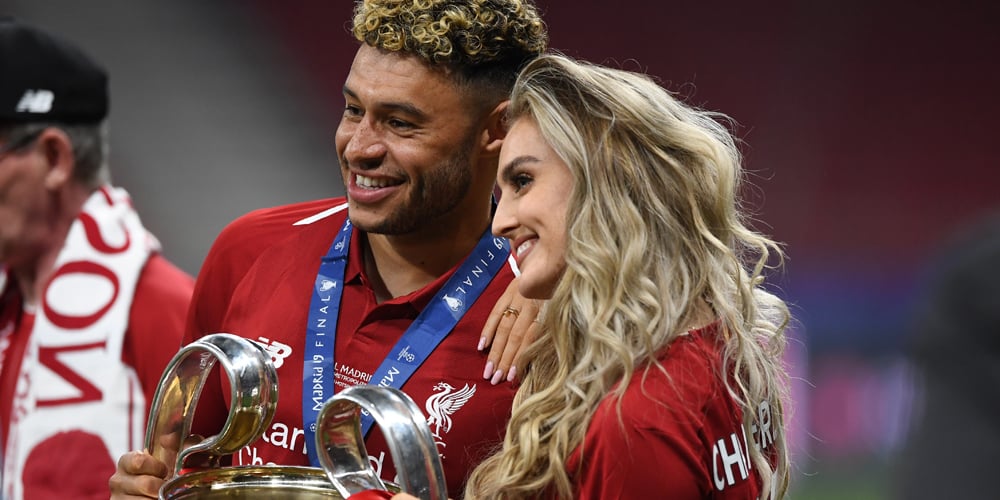 Perrie Edwards Celebrates Boyfriend Alex Oxlade-Chamberlain & Liverpool ...