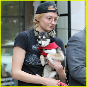 Sophie Turner Steps Out with Her Pup in NYC!
