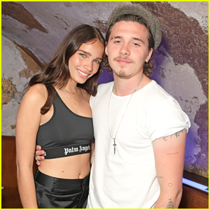 Brooklyn Beckham & Hana Cross Couple Up For Moschino's Pride in London Party