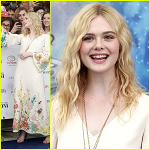 Elle Fanning Shows Off All Her Freckles at the Giffoni Film Festival 2019