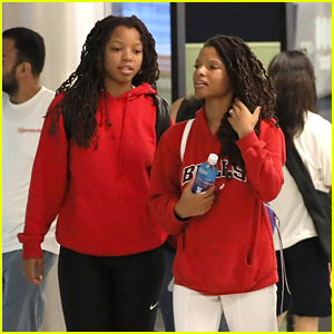 Halle Bailey Goes Casual For Airport Arrival With Family in LA