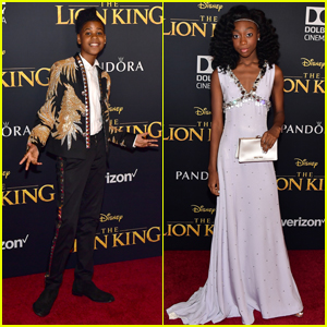 JD McCrary & Shahadi Wright Joseph Premiere 'The Lion King' in Hollywood!