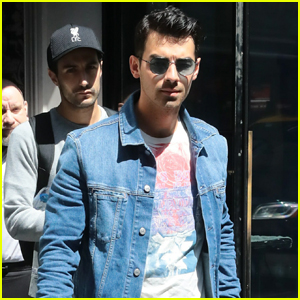 Joe Jonas Picks Up Iced Coffee Before Heading to Rehearsals