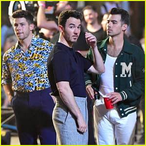Jonas Brothers Are Filming a New Music Video & We Have Photos!