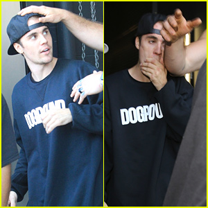 Justin Bieber Accidentally Hit While Leaving The Gym