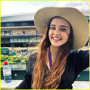 Katherine Langford is All Smiles at Wimbledon 2019!