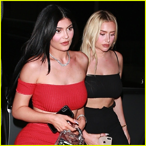 Kylie Jenner & Anastasia Karanikolaou Match Their Looks For Night Out in LA