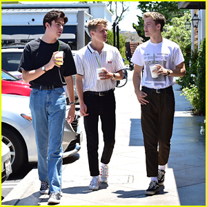 New Hope Club Grabs Lunch Together Out in LA